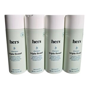 Hers Triple Threat Shampoo Deep Cleansing Clarifying Moisturizing Hydrating